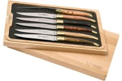 Laguiole En Aubrac Set Couteaux Steak 6 Pièces Essences Variées, 62C99BDLBH -Laguiole AU62C99BDLBH 05 laguiole en aubrac au62c99bdlbh 05