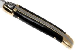 Petit Couteau De Poche De Laguiole En Aubrac, Corne De Buffle L0207BUL -Laguiole AUL0207BUL 06 laguiole en aubrac ktaul0207bul 06