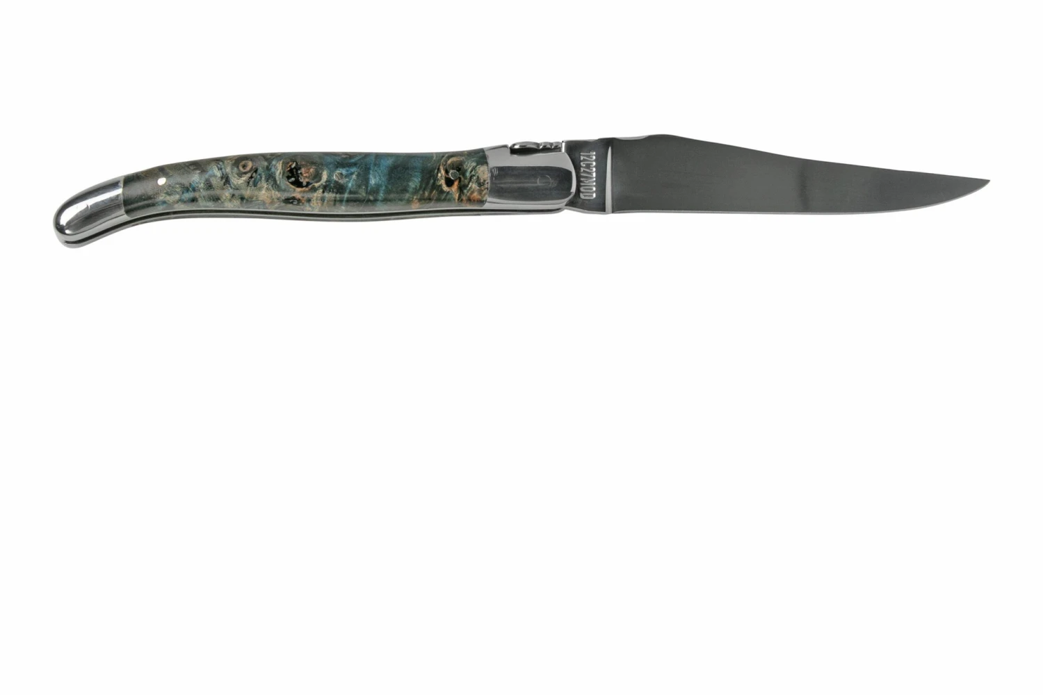 Laguiole En Aubrac Blue Poplar Burl L0212LBPIFSJ1 Bois De Peuplier, Poli, Couteau De Poche Laguiole, 12 Cm 4 Laguiole En Aubrac Blue Poplar Burl L0212LBPIFSJ1 Bois De Peuplier, Poli, Couteau De Poche Laguiole, 12 Cm – Image 2