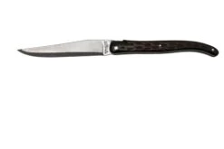 Laguiole En Aubrac 0512BULI-FQI1 Corne De Buffle, Damas Japonais, Couteau De Poche
