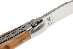Laguiole En Aubrac 12cm Doubles Platines, Loupe D'olivier, L0712LLI-FSJ1 -Laguiole AUL0712LLI FSJ1 04 laguiole en aubrac aul0712lli fsj1 04