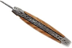 Laguiole En Aubrac 12cm Doubles Platines, Loupe D'olivier, L0712LLI-FSJ1 -Laguiole AUL0712LLI FSJ1 06 laguiole en aubrac aul0712lli fsj1 06