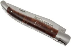 Laguiole En Aubrac 12cm Doubles Platines, Loupe De Palissandre -Laguiole AUL0712LPI FSB1 03 laguiole en aubrac aul0712lpi fsb1 03