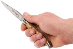 Laguiole En Aubrac 12cm Double Plates, Châtaigne Poncé Main, L0712NWI-FSB1 -Laguiole AUL0712NWI FSB1 08 laguiole en aubrac aul0712nwi fsb1 08