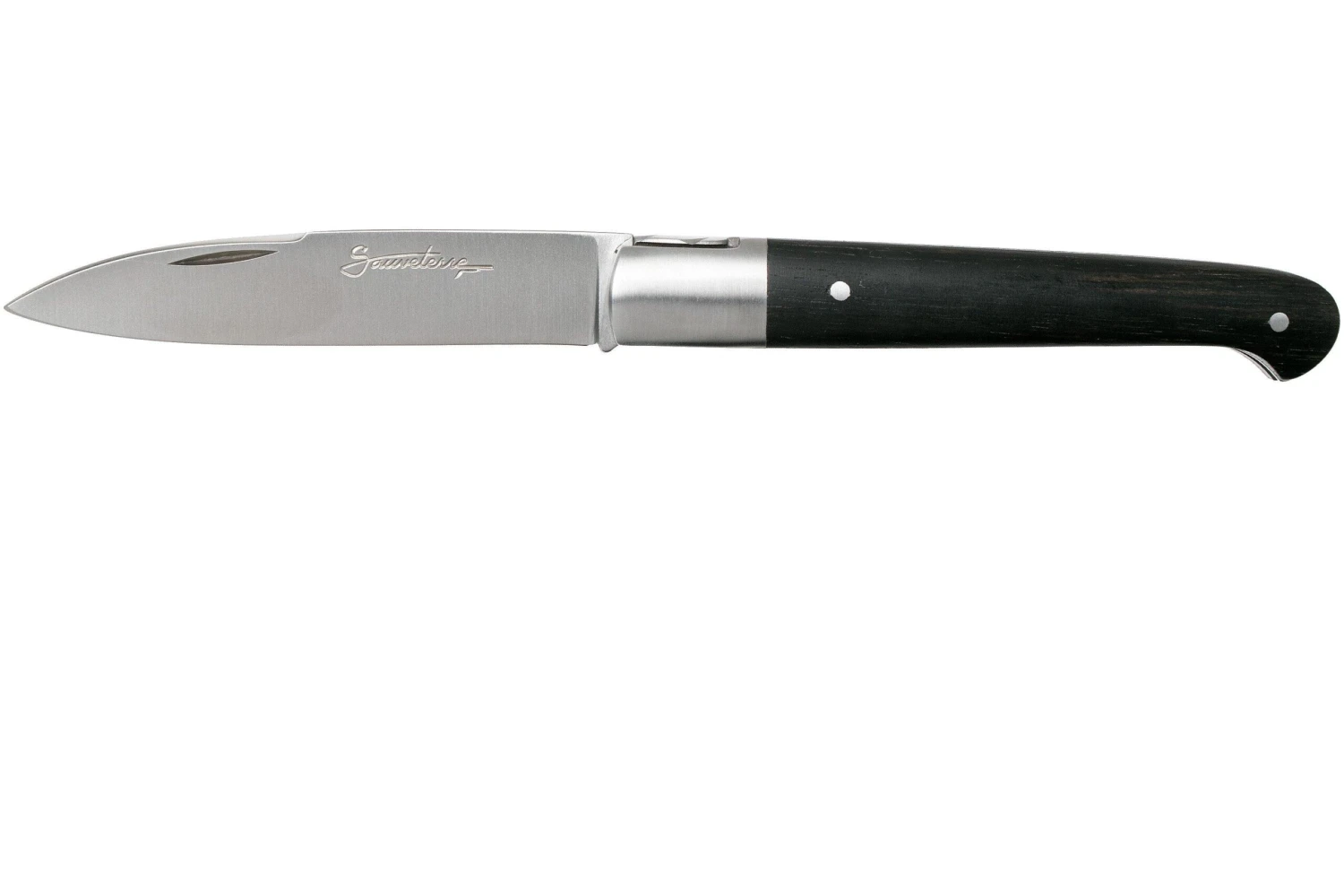 Laguiole En Aubrac Sauveterre 9 Cm Guillocheés Bois D'ébène, Couteau De Gentleman 3 Laguiole En Aubrac Sauveterre 9 Cm Guillocheés Bois D'ébène, Couteau De Gentleman