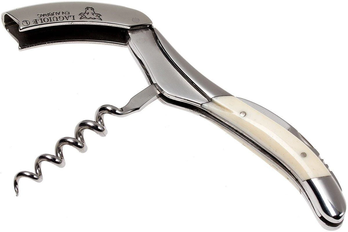 Laguiole En Aubrac Couteau Sommelier Corne De Buffle Blanche LSI1 4 Laguiole En Aubrac Couteau Sommelier Corne De Buffle Blanche LSI1 – Image 2