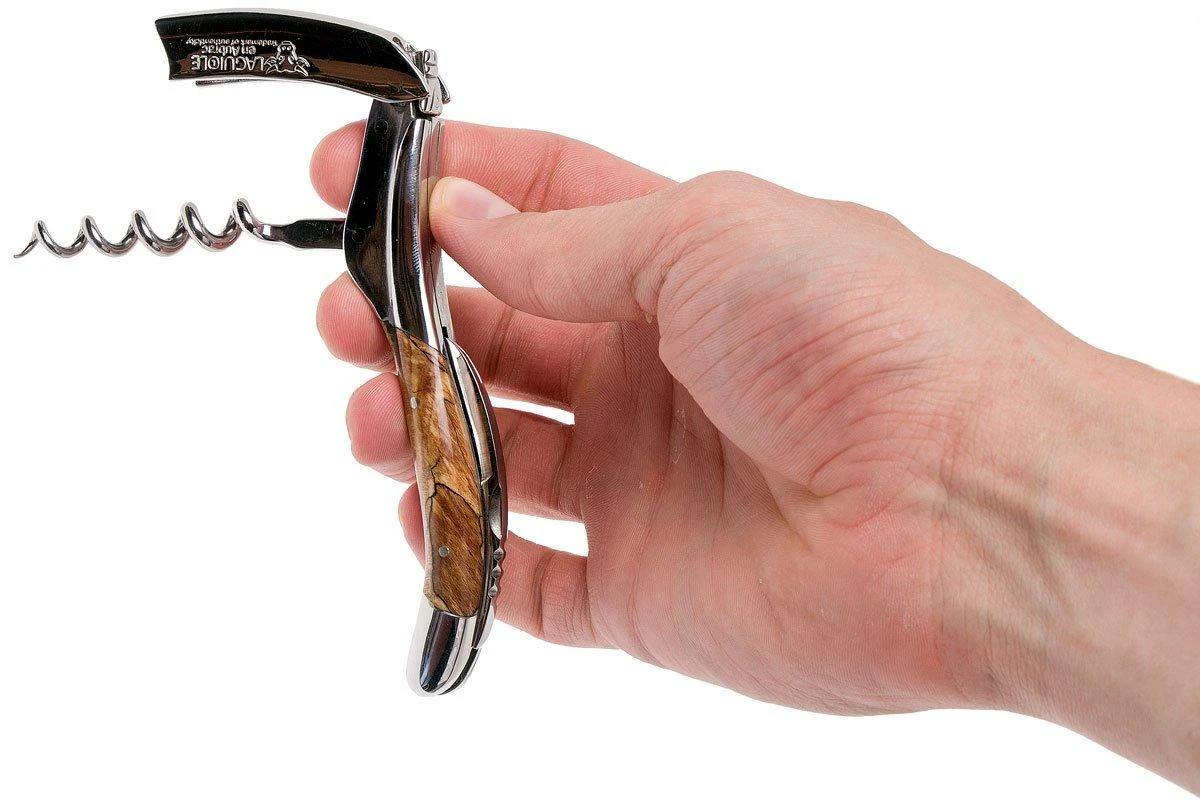 Laguiole En Aubrac Couteau Sommelier Bois D'Aubrac Poli, SOM99WAI-LSJ1 6 Laguiole En Aubrac Couteau Sommelier Bois D'Aubrac Poli, SOM99WAI-LSJ1 – Image 4