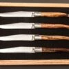 Coffret De 4 Couteaux De Table LAGUIOLE Par Laguiole En Aubrac - Bois D'aubrac Et Lame Damas Japonais -Laguiole Coffret 4 couteaux table LAGUIOLE aubrac damas 1 zoom