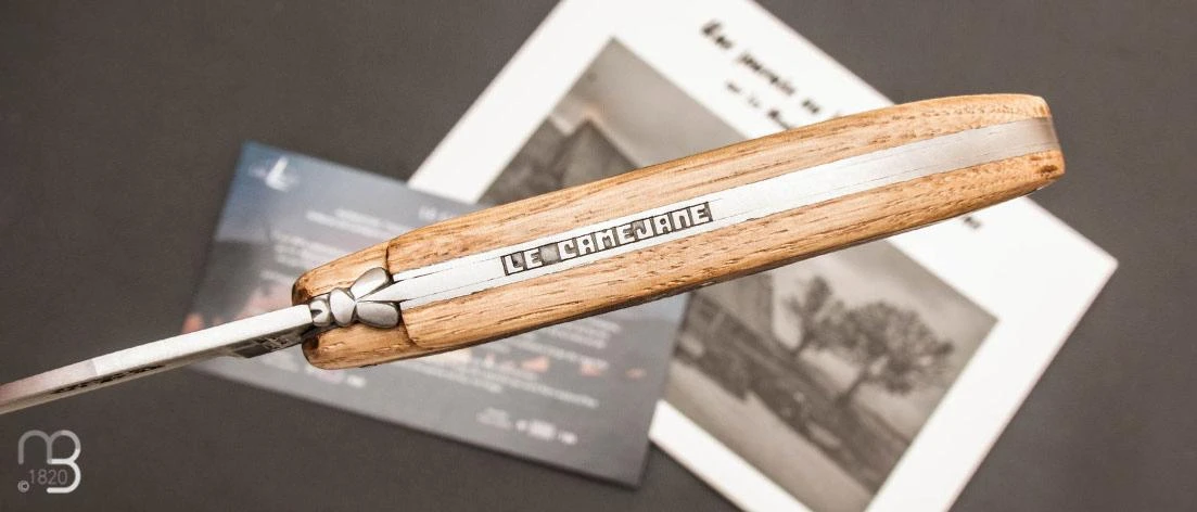 Couteau " Buron De Camejane " Laguiole Plein Manche Châtaigner De La Gerle Par Forge De Laguiole - Série Limitée 7 Couteau " Buron De Camejane " Laguiole Plein Manche Châtaigner De La Gerle Par Forge De Laguiole - Série Limitée – Image 5