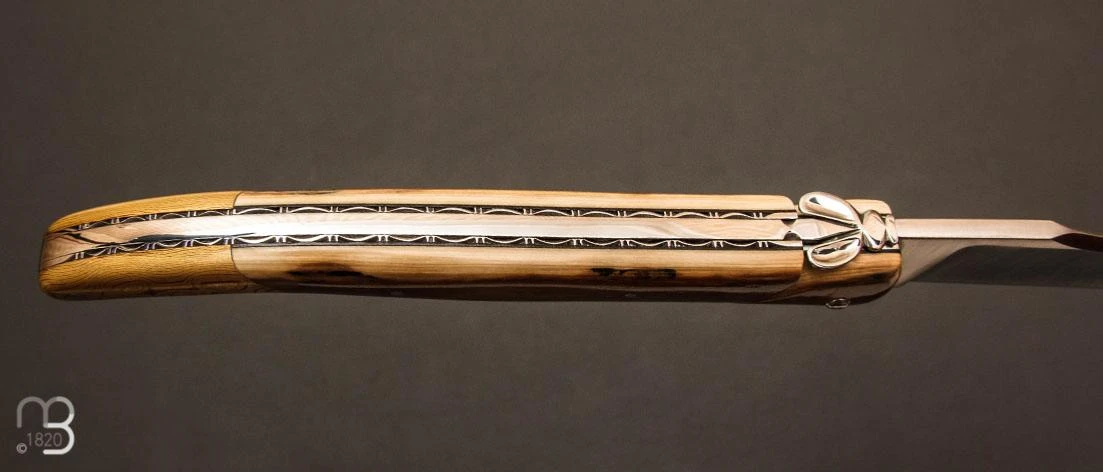 Couteau De Collection Laguiole 15 Cm Mammouth Et Mokumé Par Rozelier Fabien- Ty Coutelier 6 Couteau De Collection Laguiole 15 Cm Mammouth Et Mokumé Par Rozelier Fabien- Ty Coutelier – Image 4