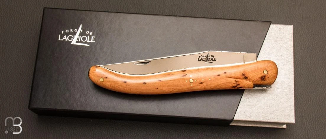 Couteau Laguiole 21 Cm Genévrier Par La Forge De Laguiole 6 Couteau Laguiole 21 Cm Genévrier Par La Forge De Laguiole – Image 4