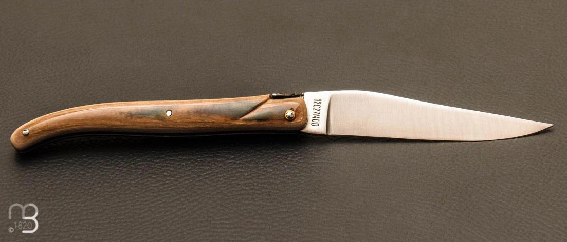 Couteau Laguiole En Aubrac 12 Cm Plein Manche En Croûte De Mammouth 4 Couteau Laguiole En Aubrac 12 Cm Plein Manche En Croûte De Mammouth – Image 2