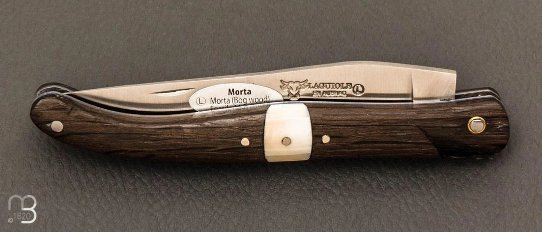 Couteau Laguiole En Aubrac 12 Cm Plein Manche En Morta Et Phacochère 8 Couteau Laguiole En Aubrac 12 Cm Plein Manche En Morta Et Phacochère – Image 6