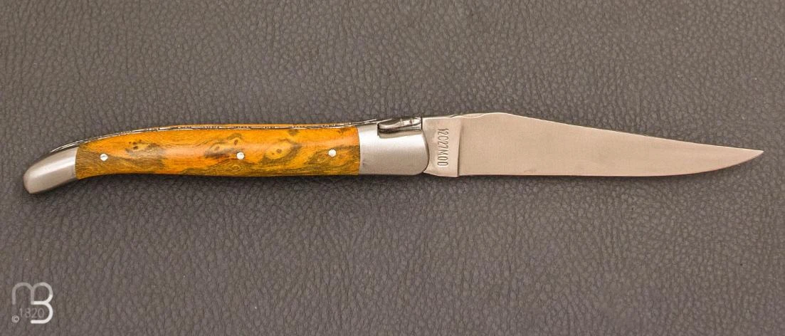 Couteau Laguiole Aubrac 12 Cm Cheese Wood - Platines Guillochées 4 Couteau Laguiole Aubrac 12 Cm Cheese Wood - Platines Guillochées – Image 2