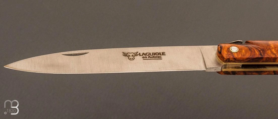 Couteau Laguiole Droit 13 Cm Par Laguiole En Aubrac - Bois De Fer 6 Couteau Laguiole Droit 13 Cm Par Laguiole En Aubrac - Bois De Fer – Image 4