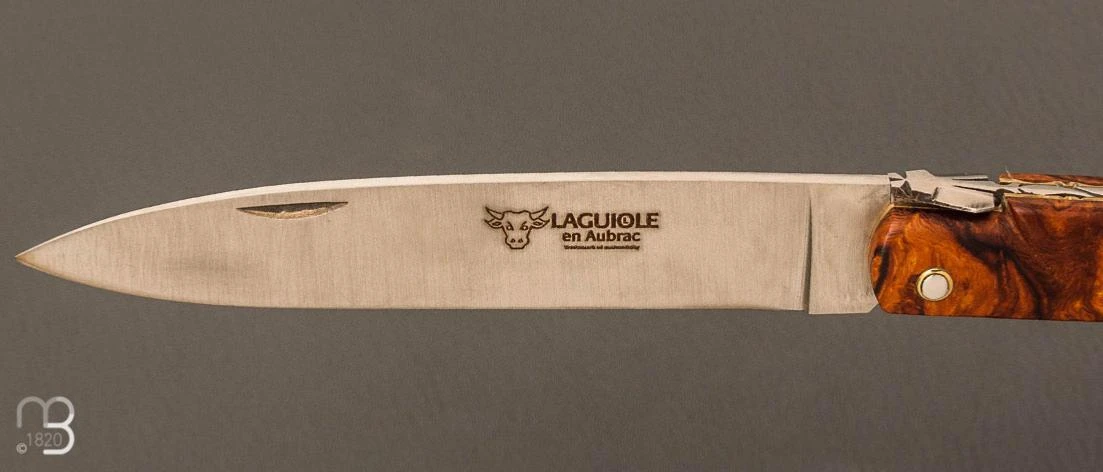 Couteau Laguiole Droit 13 Cm Par Laguiole En Aubrac - Bois De Fer 5 Couteau Laguiole Droit 13 Cm Par Laguiole En Aubrac - Bois De Fer – Image 3