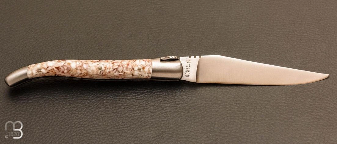 Couteau Laguiole Aubrac "Coquille Saint Jacques Stabilisée 4 Couteau Laguiole Aubrac "Coquille Saint Jacques Stabilisée – Image 2