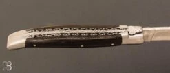 Couteau Laguiole En Aubrac Morta Doubles Platines - Finition Brossé -Laguiole Couteau Laguiole Aubrac Morta 4 zoom