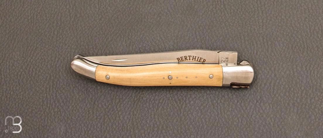 Couteau " Laguiole Berthier " 12cm - Buis - Lame 12c27 5 Couteau " Laguiole Berthier " 12cm - Buis - Lame 12c27 – Image 3