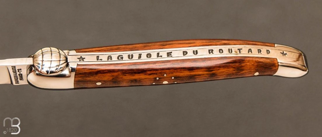 Couteau " Laguiole Routard " Par La Forge De Laguiole - Amourette - 11CM 5 Couteau " Laguiole Routard " Par La Forge De Laguiole - Amourette - 11CM – Image 3