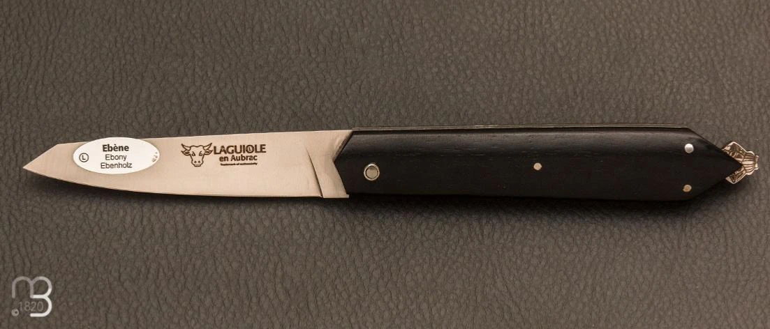 Couteau Laguiole En Aubrac Modèle "Bee Back ébène 3 Couteau Laguiole En Aubrac Modèle "Bee Back ébène