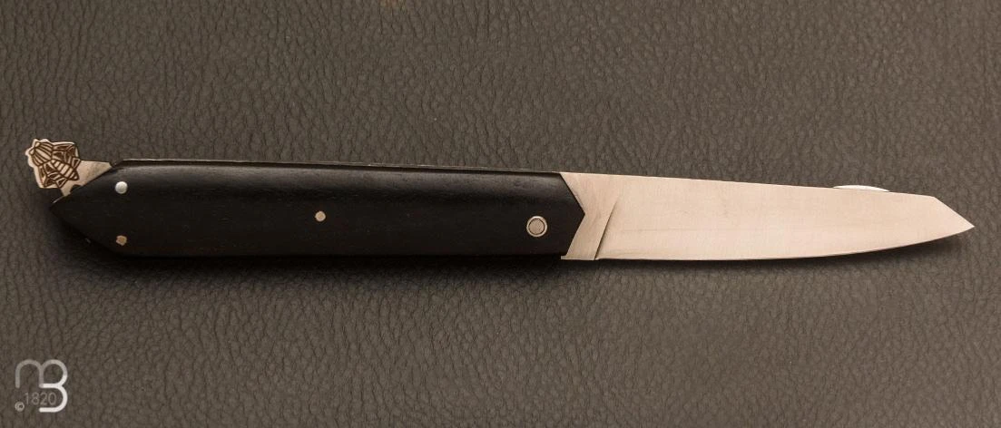 Couteau Laguiole En Aubrac Modèle "Bee Back ébène 4 Couteau Laguiole En Aubrac Modèle "Bee Back ébène – Image 2