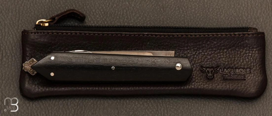 Couteau Laguiole En Aubrac Modèle "Bee Back ébène 7 Couteau Laguiole En Aubrac Modèle "Bee Back ébène – Image 5