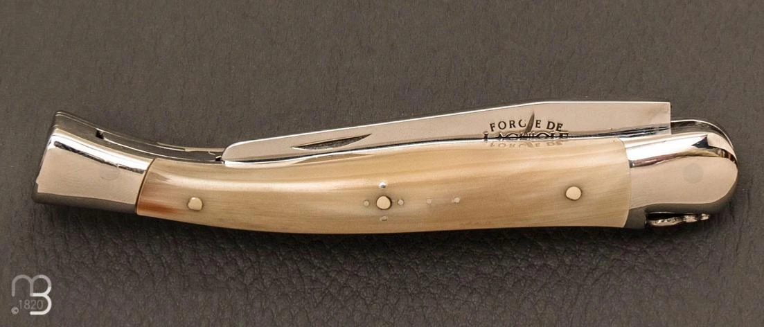 Couteau Cure-pipe Laguiole Calumet Corne Blonde 7 Couteau Cure-pipe Laguiole Calumet Corne Blonde – Image 5