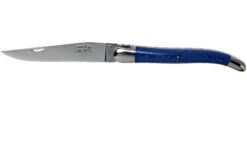Forge De Laguiole 1211INTCBLEB 11cm, Micarta Bleu, Couteau Laguiole