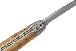 Forge De Laguiole Boraldes Edition 1212EINGE Mitres Satinées, Bois De Genévrier, Couteau De Poche -Laguiole LA1212EINGE BOR 05 forgedelaguiole