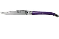 Forge De Laguiole 129INTCVIOBRI 9cm, Micarta Violette, Couteau Laguiole