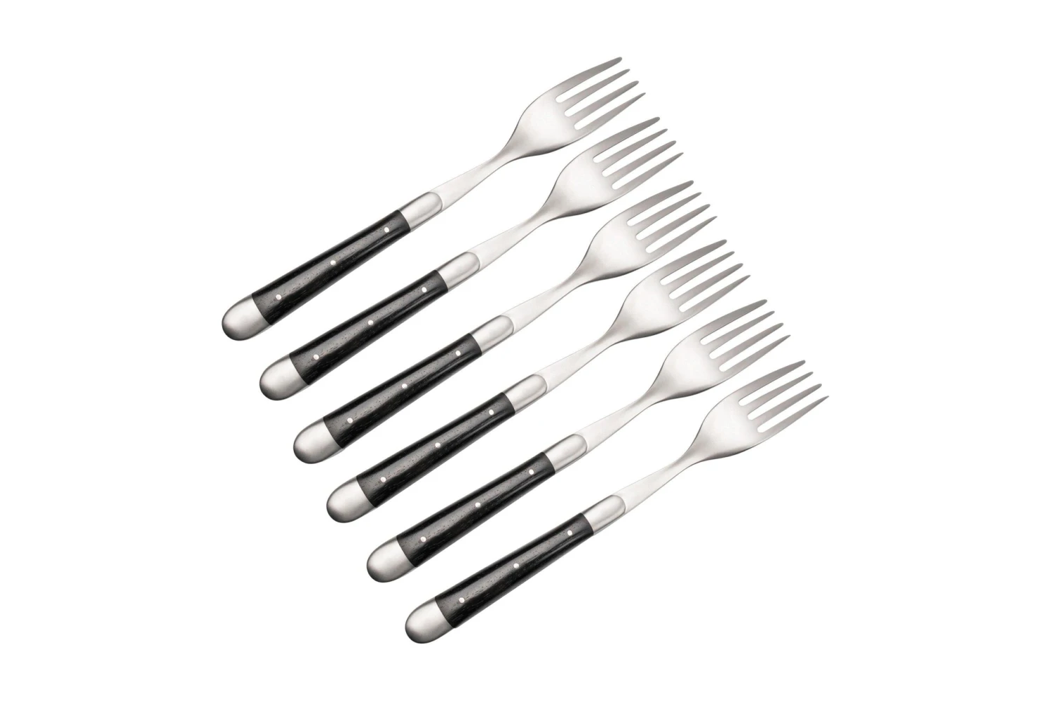 Forge De Laguiole FE62MINEB Set De 6 Fourchettes De Table, Mattes, Bois Débène 4 Forge De Laguiole FE62MINEB Set De 6 Fourchettes De Table, Mattes, Bois Débène – Image 2