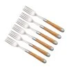 Forge De Laguiole FE62MINOL Set De 6 Fourchettes De Table, Mattes, Bois D'olivier -Laguiole LAFE62MINOL 01 forgedelagiuole