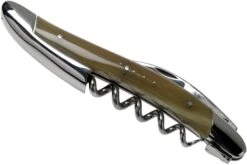 Forge De Laguiole SOM1B Couteau Sommelier Poli, Corne