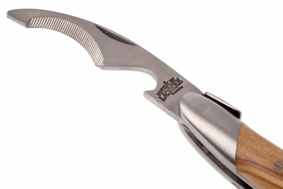 Forge De Laguiole LASOMOL, Couteau De Sommelier, Bois D'olivier 6 Forge De Laguiole LASOMOL, Couteau De Sommelier, Bois D'olivier – Image 4