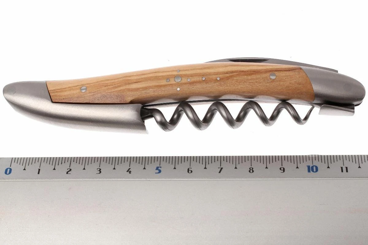 Forge De Laguiole LASOMOL, Couteau De Sommelier, Bois D'olivier 8 Forge De Laguiole LASOMOL, Couteau De Sommelier, Bois D'olivier – Image 6