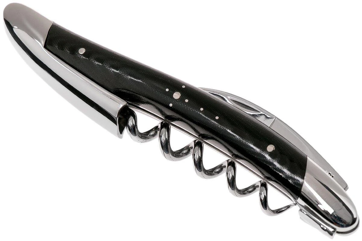 Forge De Laguiole SOMTCNOI Couteau Sommelier Micarta Poli 3 Forge De Laguiole SOMTCNOI Couteau Sommelier Micarta Poli