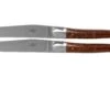 Forge De Laguiole LAT22MINAM Snake Wood Couteaux à Steak Set De 2 Pièces