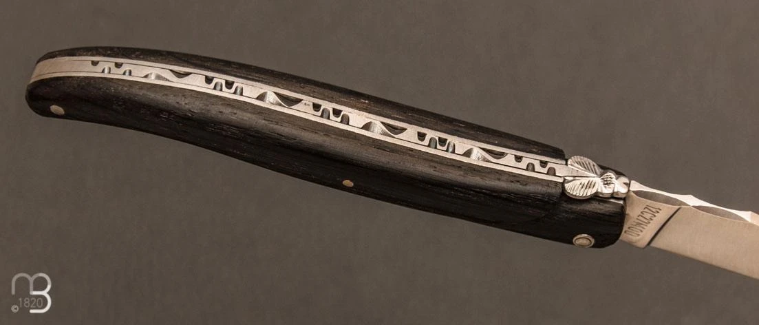 Couteau Laguiole En Aubrac 12 Cm Plein Manche En Morta 6 Couteau Laguiole En Aubrac 12 Cm Plein Manche En Morta – Image 4