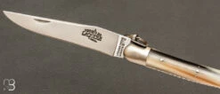 Couteau Laguiole Corne Blonde 11 Cm Avec Anneau Forge De Laguiole -Laguiole couteau forge laguiole cb anneau 3 zx1200
