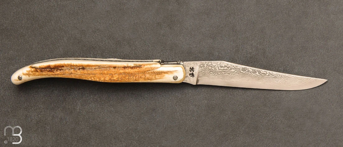 Couteau De Collection Laguiole Damas Et Mammouth Par Virgilio Munoz 4 Couteau De Collection Laguiole Damas Et Mammouth Par Virgilio Munoz – Image 2