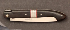 Couteau De Poche Ébène Mitre Centrale 12cm -Laguiole couteau fonderiecenteb 3 zx1200