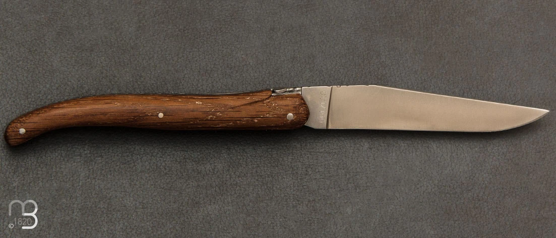 Couteau Laguiole Série Limitée Chêne Fossilisé Plein Manche " Berthier 1820 " Par Forge De Laguiole 4 Couteau Laguiole Série Limitée Chêne Fossilisé Plein Manche " Berthier 1820 " Par Forge De Laguiole – Image 2