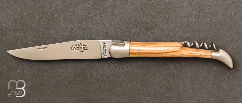 Couteau Laguiole Olivier 12 Cm Tire-Bouchon Ref 22121INOL 3 Couteau Laguiole Olivier 12 Cm Tire-Bouchon Ref 22121INOL