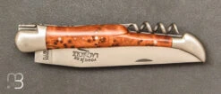 Couteau Laguiole Thuya12 Cm Tire-Bouchon Ref 22121INTH 8 Couteau Laguiole Thuya12 Cm Tire-Bouchon Ref 22121INTH -Laguiole forge 22121inth 3 zx1200