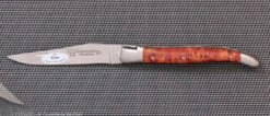 Couteau Laguiole En Aubrac Thuya, Lame Satinée